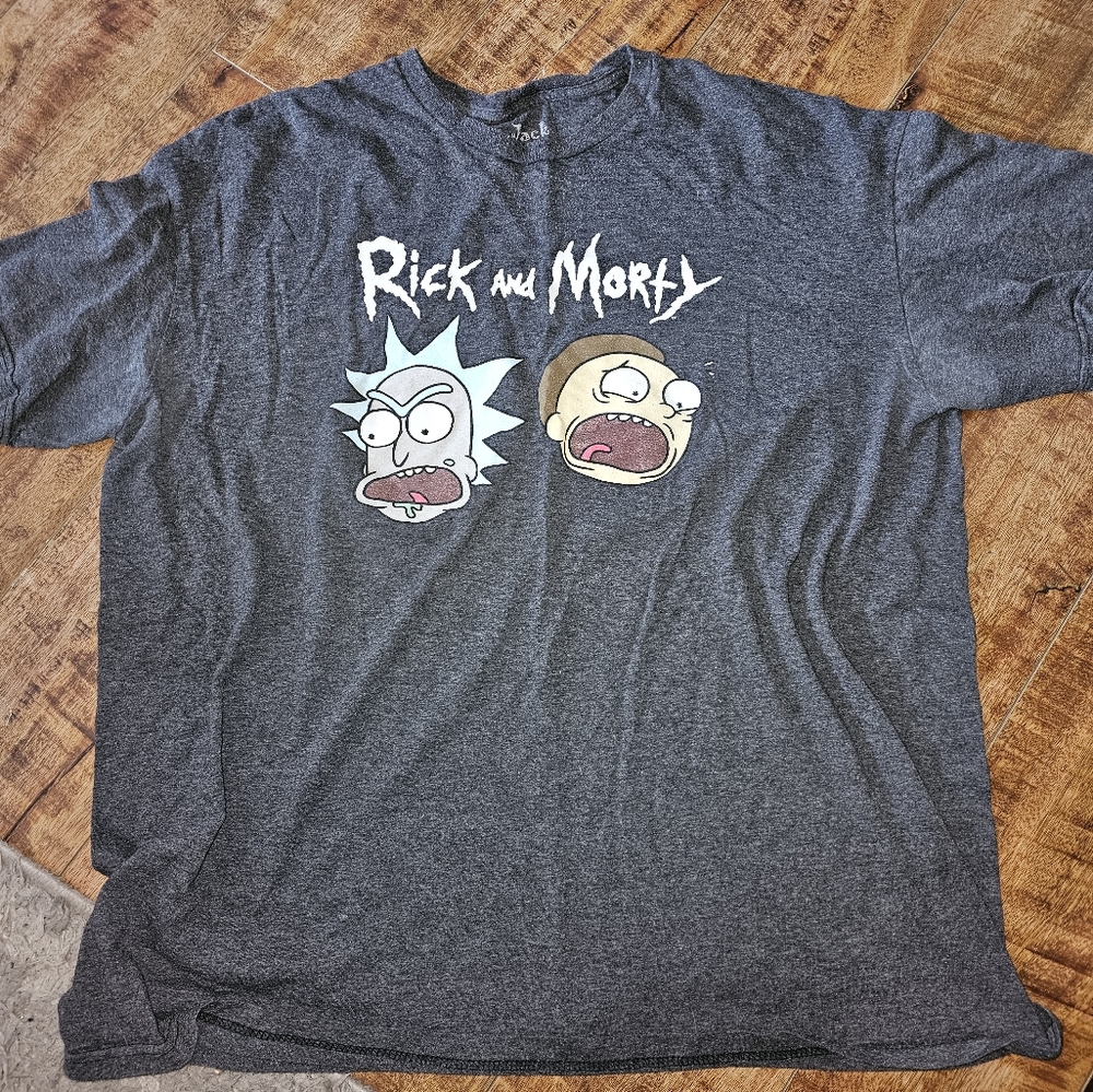 XL Grey Jack of Trades Adult Swim Rick and Morty T Shirt